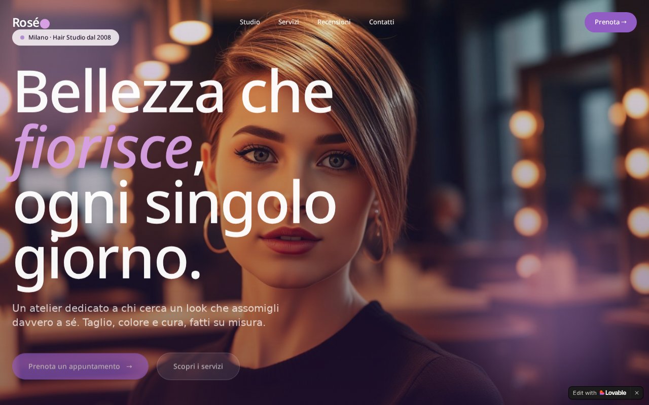 Rosé Hair Studio — Parrucchiere